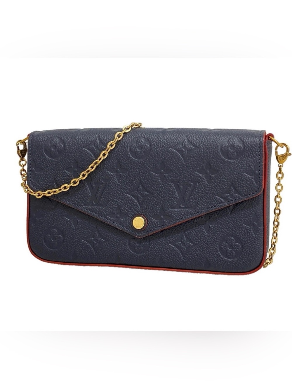 Navy blue and Red Cross body ❤️